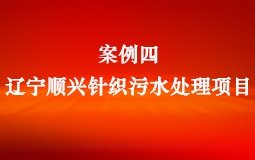案例四：遼寧順興針織污水處理項目